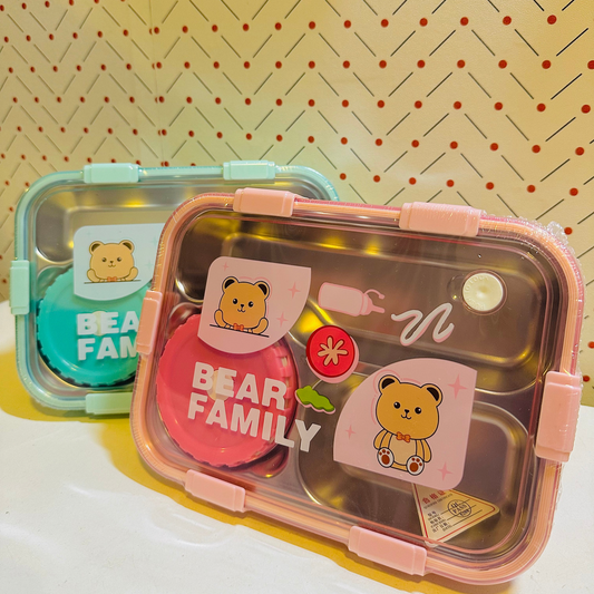 Bear family lunch box
